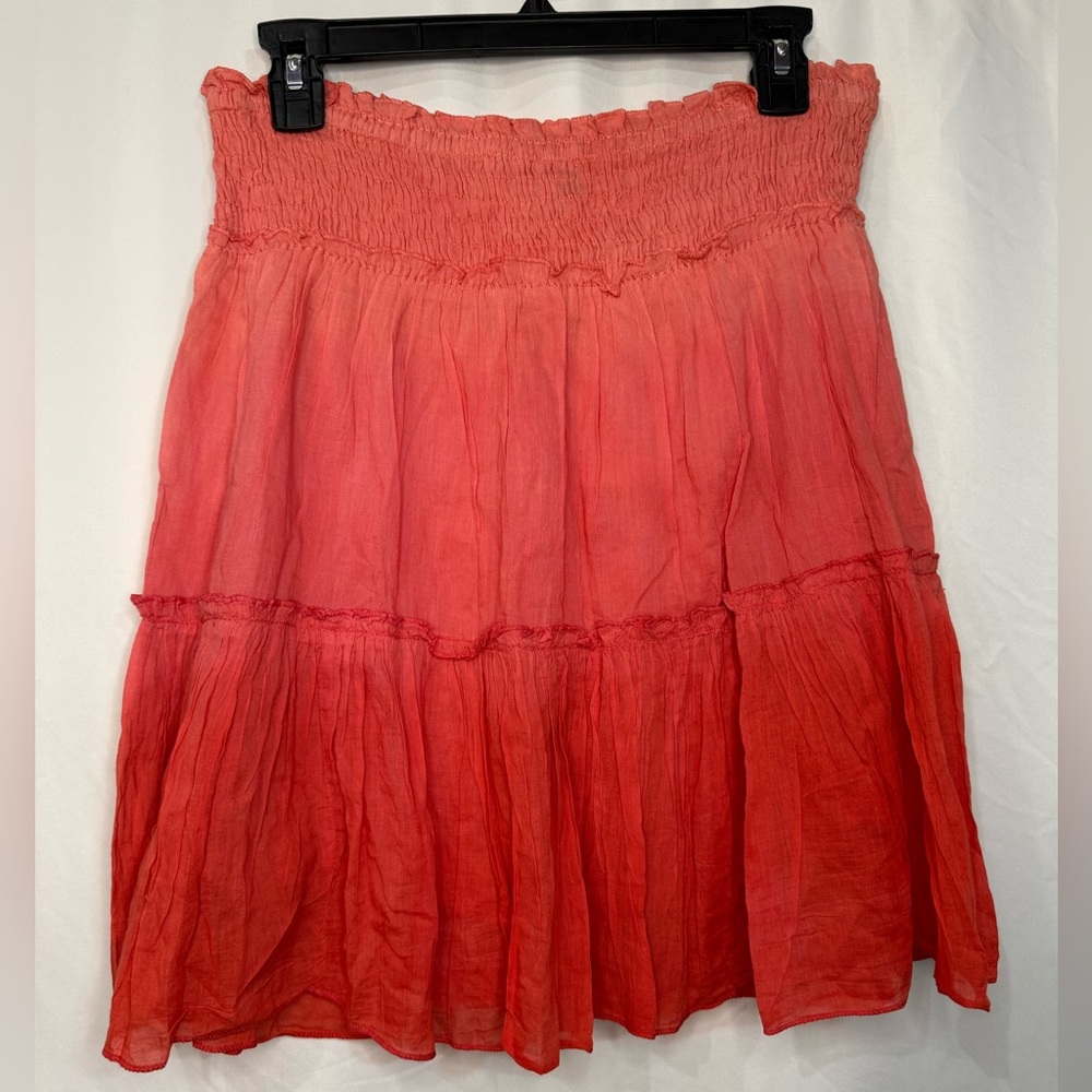 NWT Coral Ombré Women's Chaudry KC Mini Skirt Size X-Small